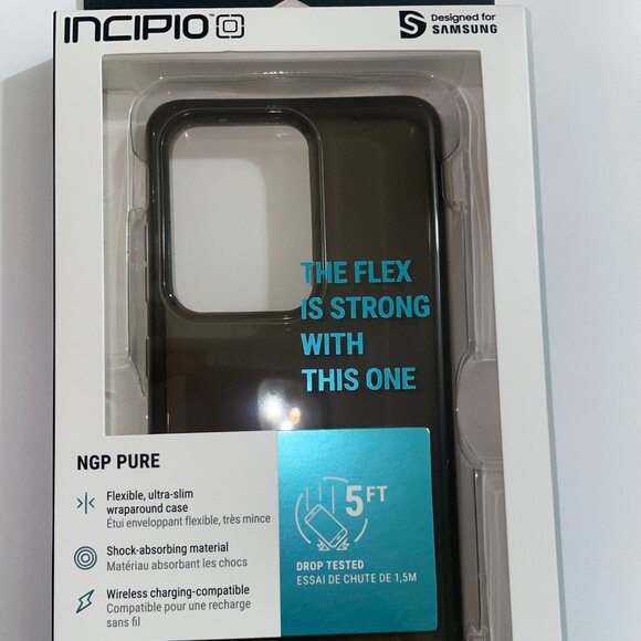 Incipio - NGP PURE Case for Samsung Galaxy S20 Ultra BLACK - Picture 1 of 2